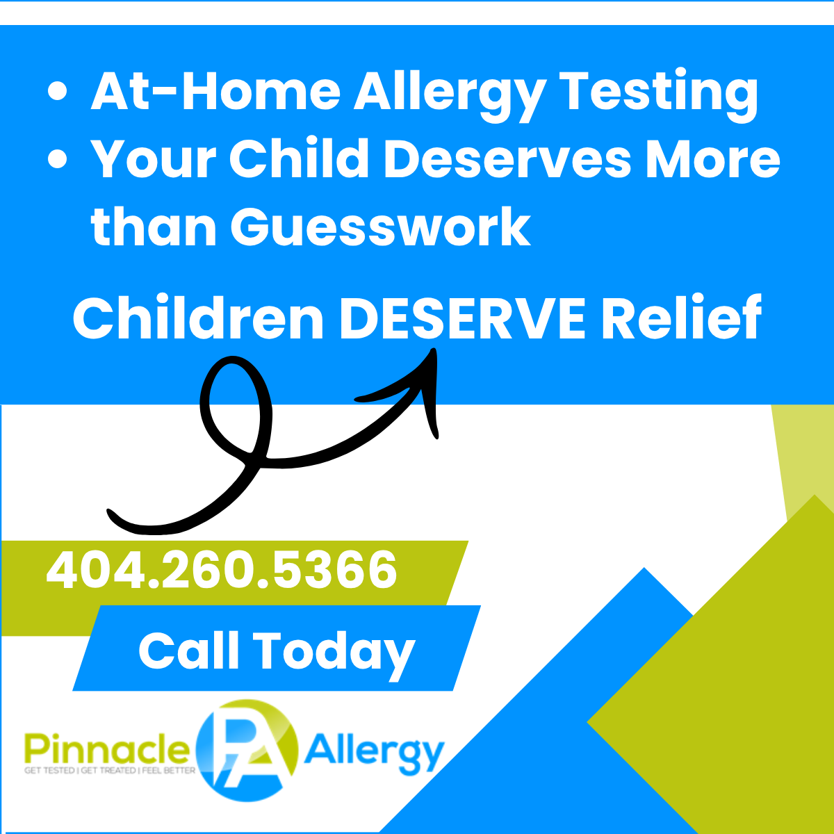 pinnacleallergy's tweet image. Start the relief your child deserves and needs.
Order your Pinnacle Allergy At-Home Allergy Kit today:
🔹 shop.pinnacleallergy.com/products/bundle
#GetTest #GetTreated #FeelBetter #parenting  #GiveYourChildTheBestRelief