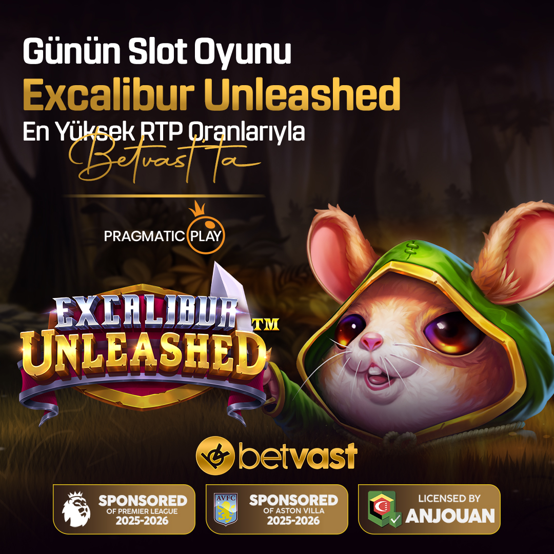 betvast_x's tweet image. ⚡ Hemen oyna: t.ly/betvastx

🗡️ Günün slot oyunu: Excalibur Unleashed!
Efsanevi kılıç Excalibur’un gücünü eline al! 💎
Krallığın hazinelerini açığa çıkar, büyüyle dolu
atmosferde büyük kazançları fethet! ⚔️

#Betvast #ExcaliburUnleashed #SlotOyunları