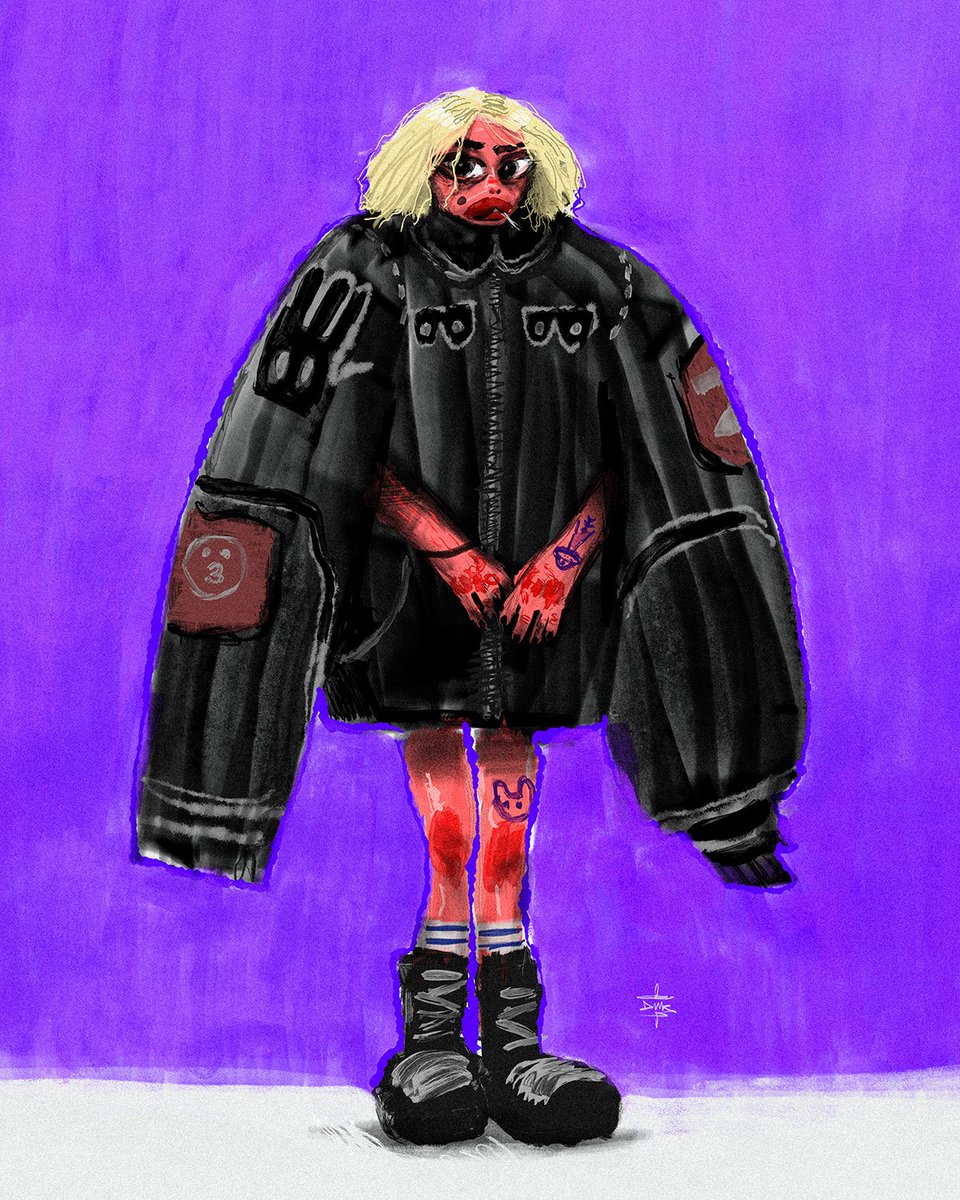 Dumaker's tweet image. La chupa mágica
#dibujo #punk #cartoon #dumaker #tattoogirls