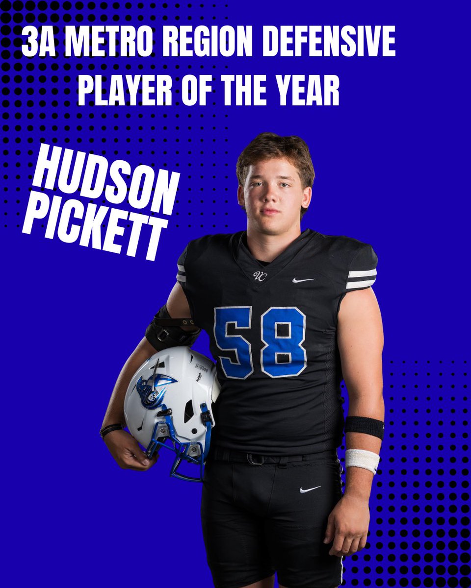 Congrats to our guy Senior LB Hudson Pickett on DPOY