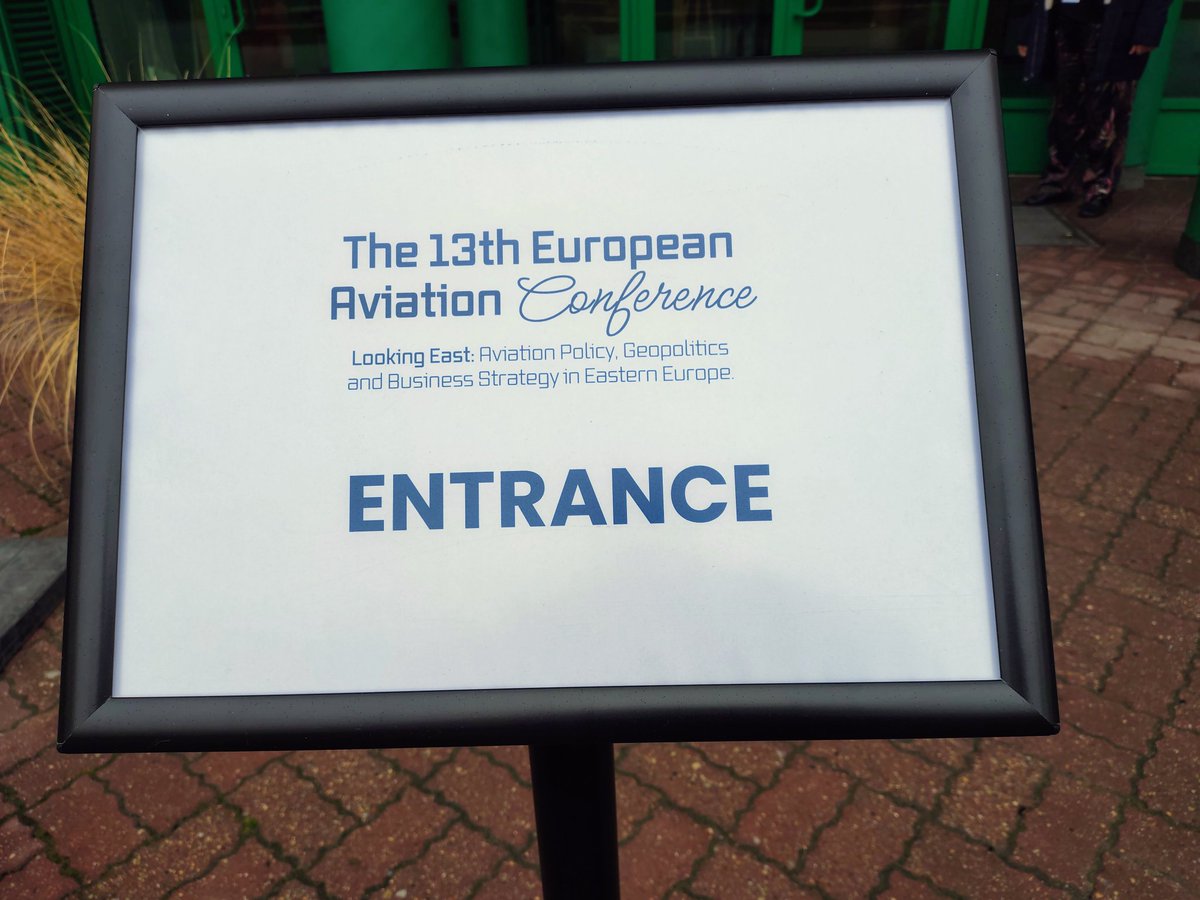 I am excited to be in Warsaw this week to speak at the 13th European Aviation Conference. Exciting discussions about the future of aviation!