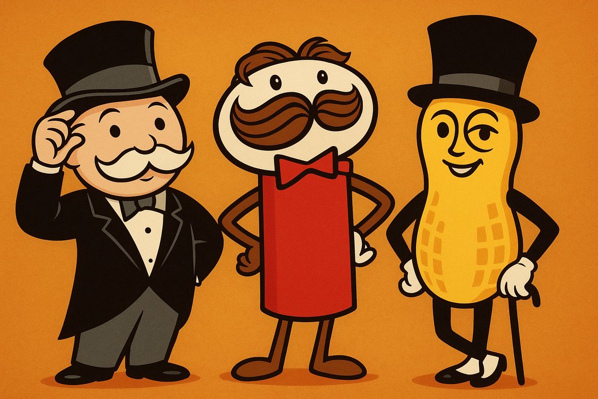 Surely this is the brand movie to topple the lot. Obviously Monopoly Man &amp; Mr Pringles are the two debonair spies, with Mr Planters Peanuts providing the stiff upper lip &amp; gin &amp; tonics back at HQ.