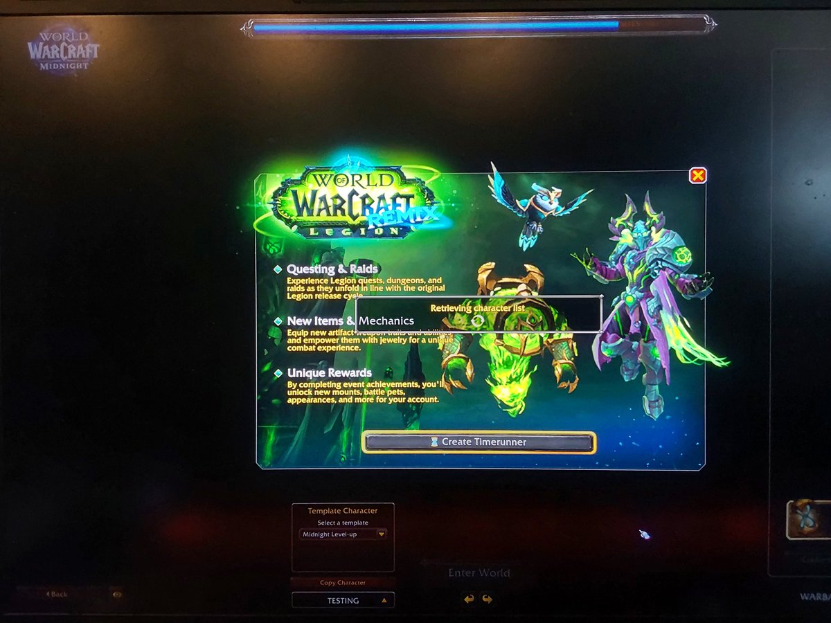 hriggs65's tweet photo. @Warcraft Typical, I got an invite to play  Midnight beta and can't even get into do it! https://t.co/WEmEqCdNyj