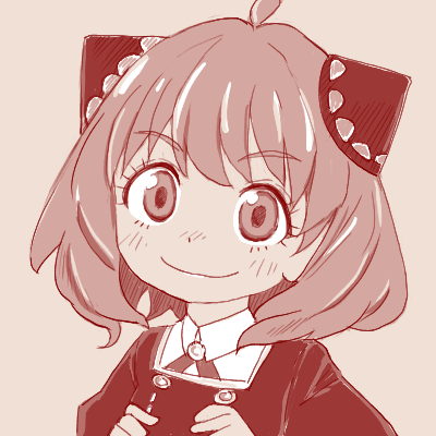 おはようございます けさのおめざおてがきはアーニャちゃんれんしうえ まるっこく描くの超むずい!