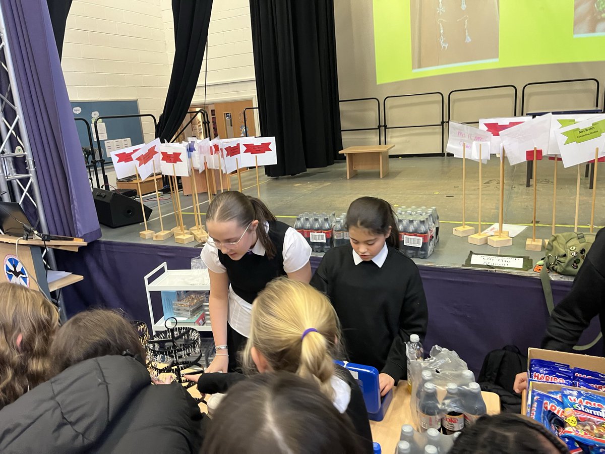 Our amazing Enterprise team hard at work with their November tuck shop.  Showcasing their amazing Christmas earrings and personalised items.  <a href="/sasbhighschool/">SASB High School</a>