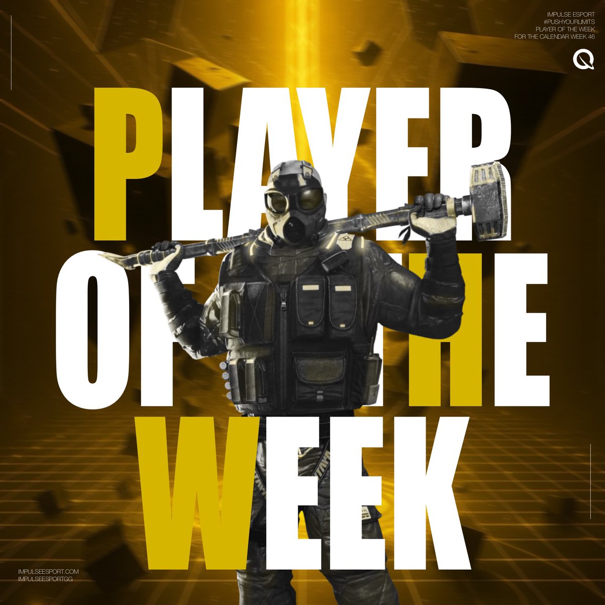 Our player of the week✨

👤<a href="/qBlanki/">Mika</a> 

#pushyourlimits

More informations in the comments*
#potw #gaming #RainbowSixSiege