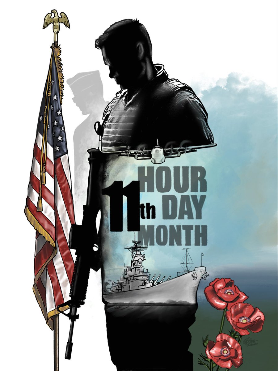 🇺🇸 Veterans Day – The 11th Hour of the 11th Day of the 11th Month 🇺🇸

At the 11th hour of the 11th day of the 11th month of 1918, the guns fell silent across Europe — ending World War I. That moment became known as Armistice Day, later renamed Veterans Day in 1954 to honor all