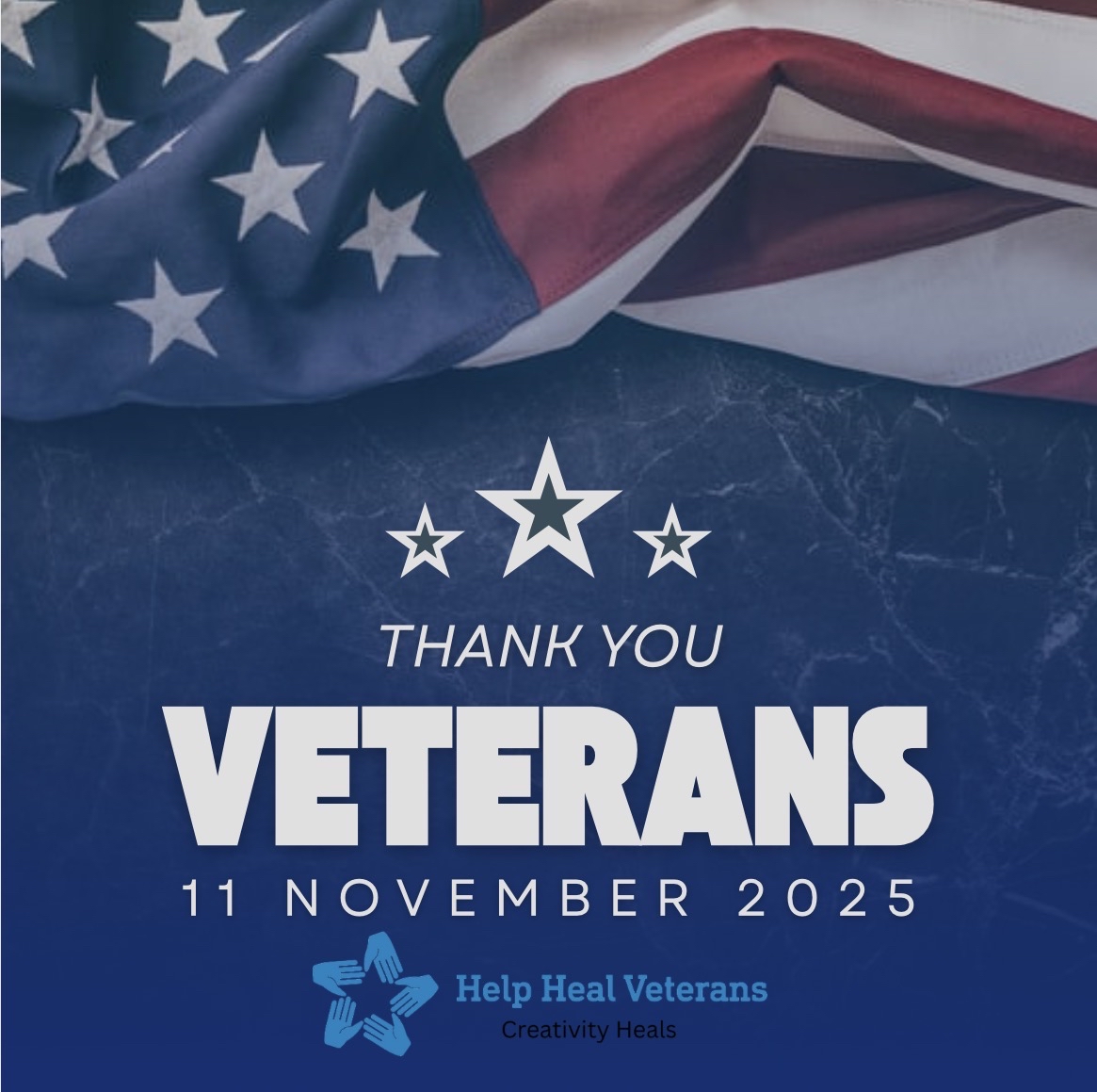 🇺🇸 Happy Veterans Day!
Today we honor all who’ve served and sacrificed for our freedom. Take a moment to thank a veteran in your life — every moment matters because every veteran matters.

#VeteransDay #HealVets #ThankAVet #HealingTheInvisibleWoundsOfWar