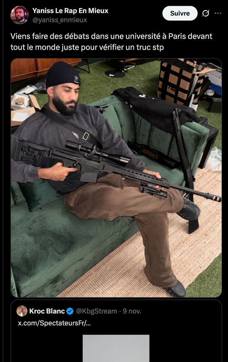 bouliboulibouli's tweet image. C'est à cause de l'anonymat sur internet que Yaniss publie impunément des menaces de mort à visage découvert.