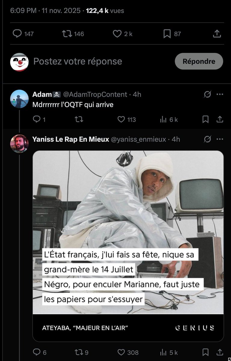 bouliboulibouli's tweet image. C'est à cause de l'anonymat sur internet que Yaniss publie impunément des menaces de mort à visage découvert.