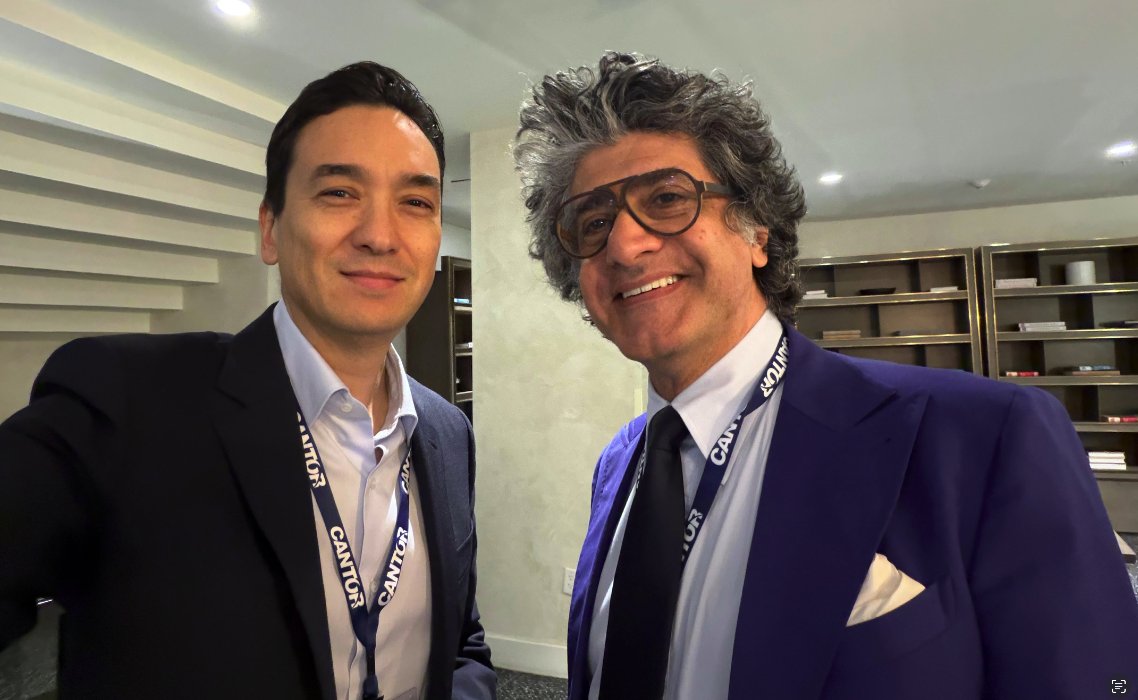 Our CEO and MD, <a href="/johnconidi/">John Conidi</a>, with <a href="/gerovich/">Simon Gerovich</a>, the President of <a href="/metaplanet/"></a>, at Cantor Fitzgerald’s 3rd annual Crypto &amp; AI/Energy Infrastructure Conference in Miami. #CantorFitzgerald #CryptoConference #MiamiEvents #AIandEnergy #CryptoAndAI #TechConference
