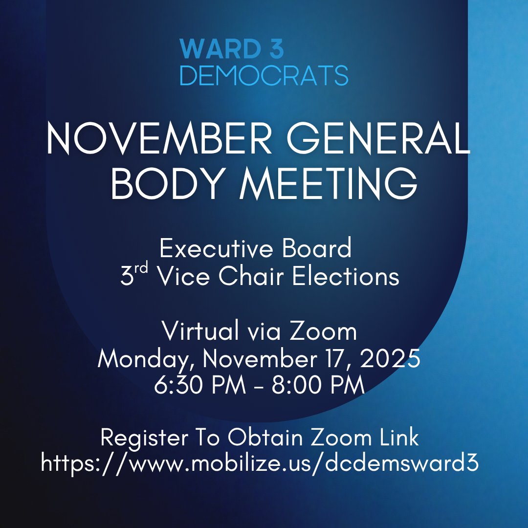 Ward 3 Democrats tweet media