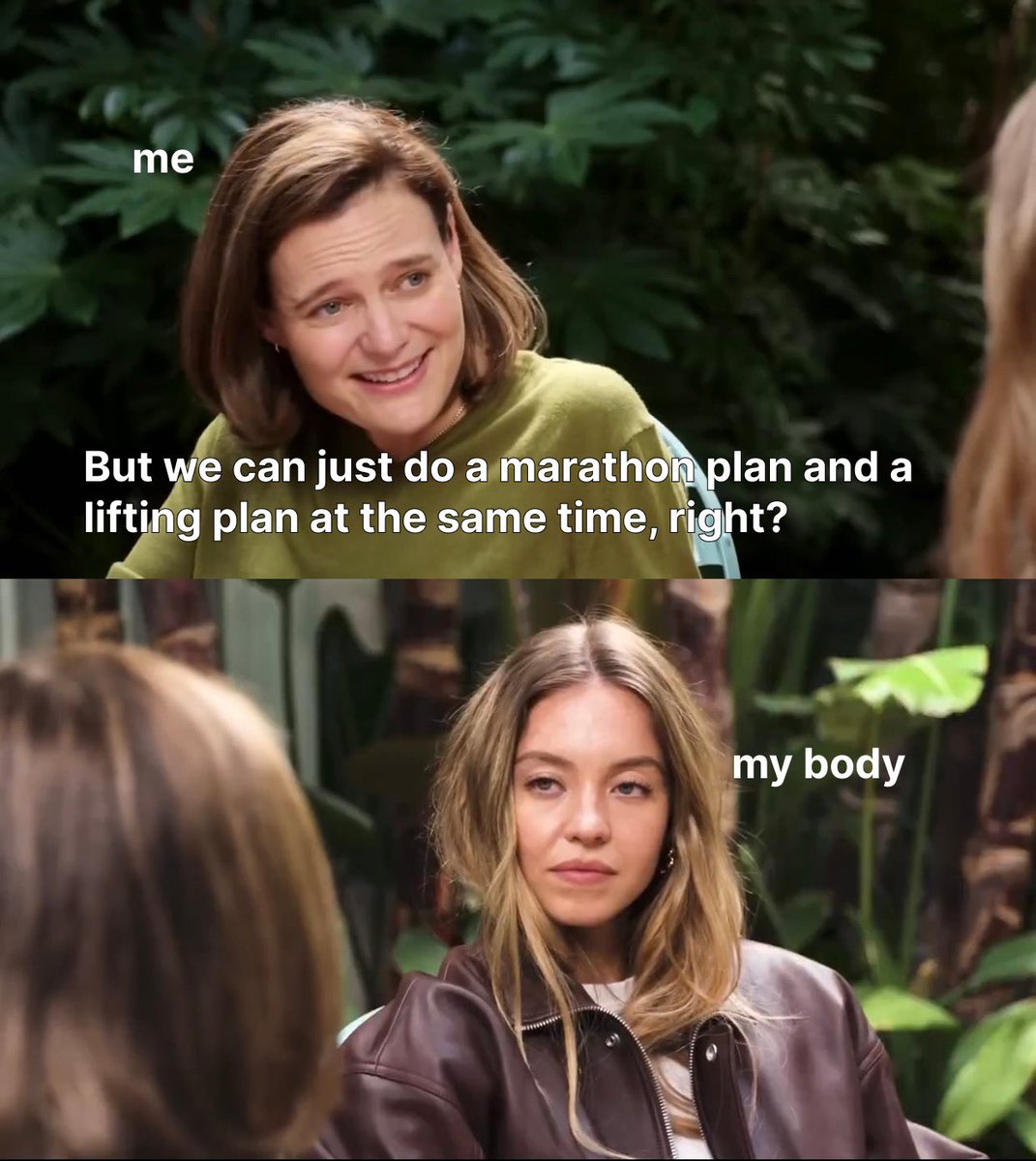 Just use a HYBRD training plan FFS