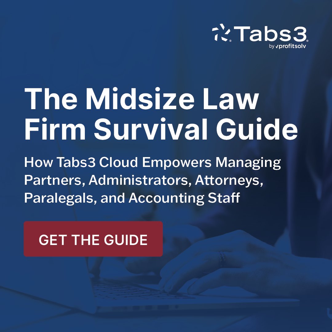 Midsize firms have to deliver great client service with lean resources &amp; tough competition. 

The Midsize Law Firm Survival Guide shows how your firm can scale profitably, stay in sync &amp; strengthen client service. 📥 hubs.ly/Q03QBCDT0 #LegalTech #MidsizeLawFirms