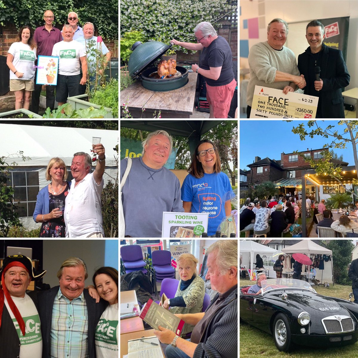 Thank you!
Alan is a key to FACE’s fundraising success - from loaning his lovely garden for our Garden Gigs to organising our Quiz nights, coming up with great ideas and being a brilliant host!