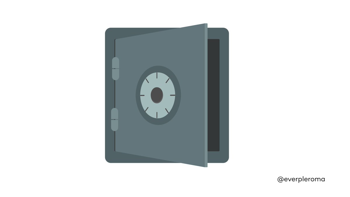 everpleroma's tweet image. And... the safe is done! 💰

This was a fun one; it&apos;s all about making it look like heavy, solid metal. 

Here’s the coloring process from start to finish. So happy with how this turned out! 

#Illustration #VectorArt #LearnInPublic #ArtProcess #DWC