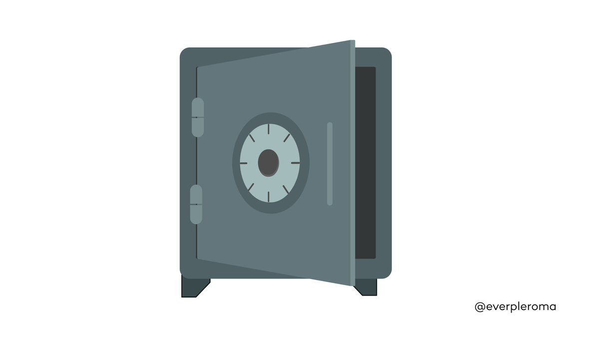 everpleroma's tweet image. And... the safe is done! 💰

This was a fun one; it&apos;s all about making it look like heavy, solid metal. 

Here’s the coloring process from start to finish. So happy with how this turned out! 

#Illustration #VectorArt #LearnInPublic #ArtProcess #DWC