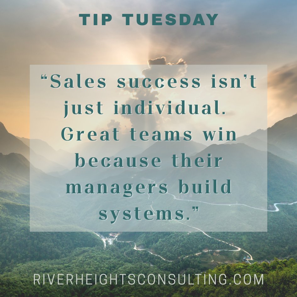 frankhurtte's tweet image. Sales wins aren’t solo, they’re built on systems, support, and strong management.

#SalesSystems #TeamSuccess #SmartSelling