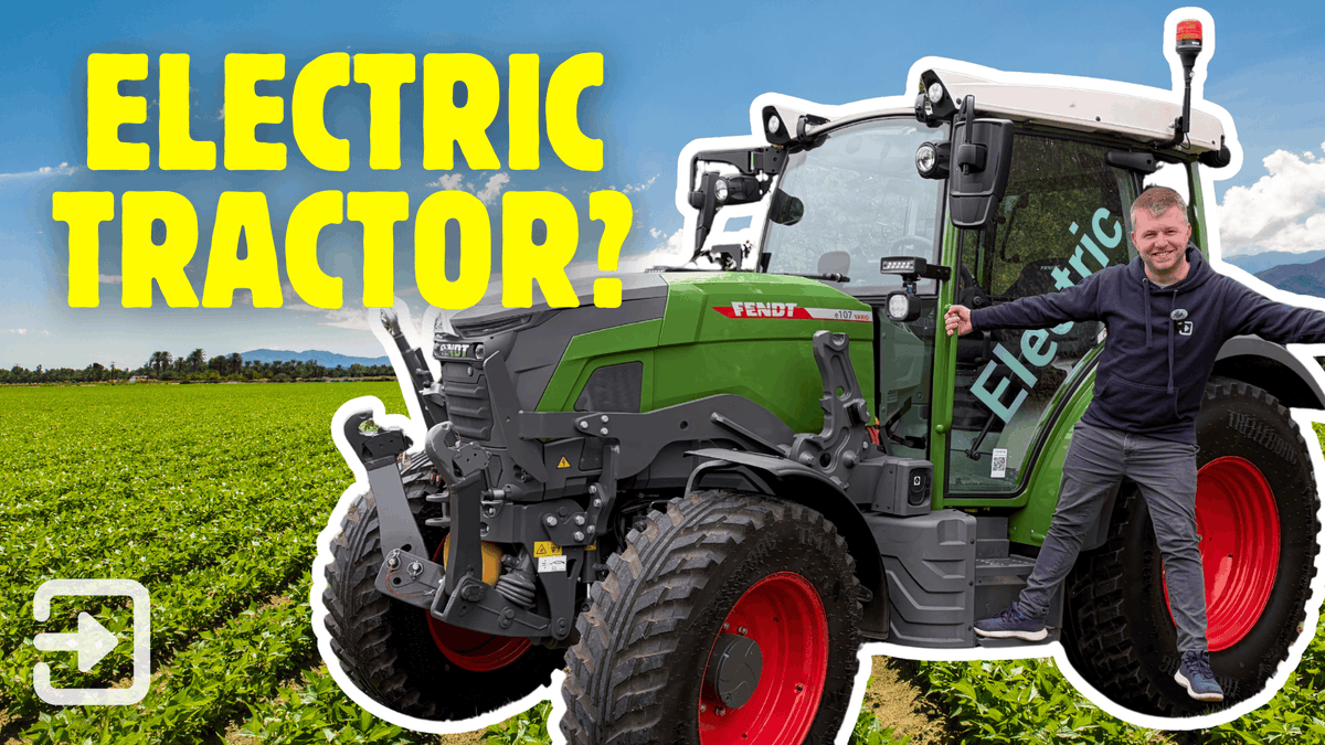 A few weeks ago, I visited the Fendt HQ in Coventry to drive a new electric tractor!

This has a very large 100kWh battery and can power all the same things a conventional diesel tractor can.

Video - youtu.be/MMcrP9a5yPM

#Fendt #eVario #ElectricTractor <a href="/Fendt_UKIreland/">Fendt UK & Ireland</a>