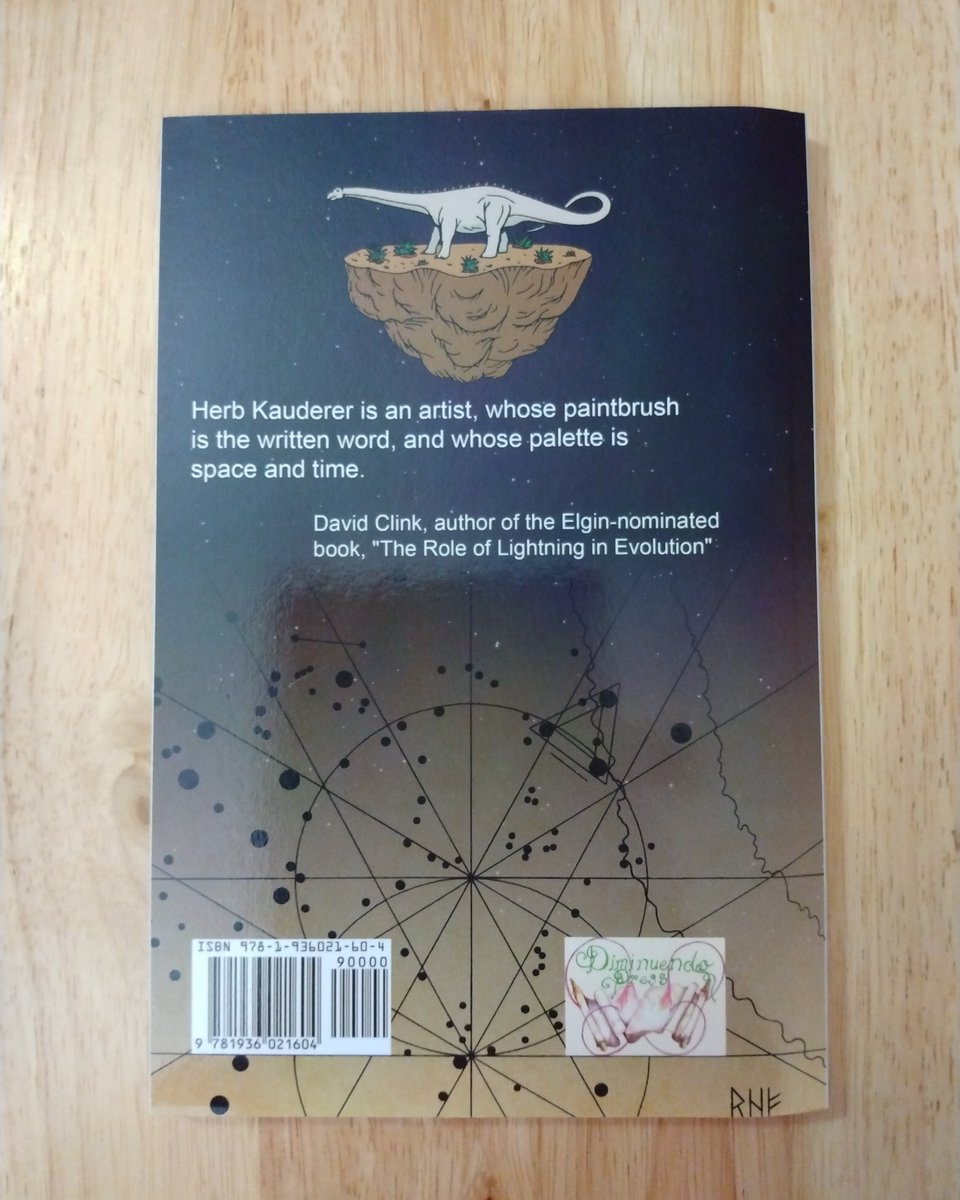 AzureLionProd's tweet image. More proof that I am indeed an artist, and a published one, to boot!
The front and back covers and frontispiece of Herb Kauderer&apos;s poetry collection Recalibrating the Future (published 2018), all three featuring art created by yours truly.
#art #coverart #frontispiece #scifiart