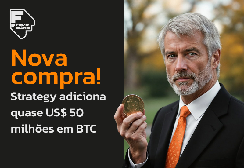 fomodiario's tweet photo. 📢 Mais BTC na carteira da Strategy!

Michael Saylor acaba de comprar +487 BTC por cerca de US$ 49,9 milhões, a um preço médio de US$ 102.557 por unidade.

Ele segue acumulando.
E você?

#Bitcoin #BTC #Strategy #MichaelSaylor #CriptoNews #BTCInstitucional #BuyTheDip #BuyAndHold https://t.co/HLE0y8LzE4