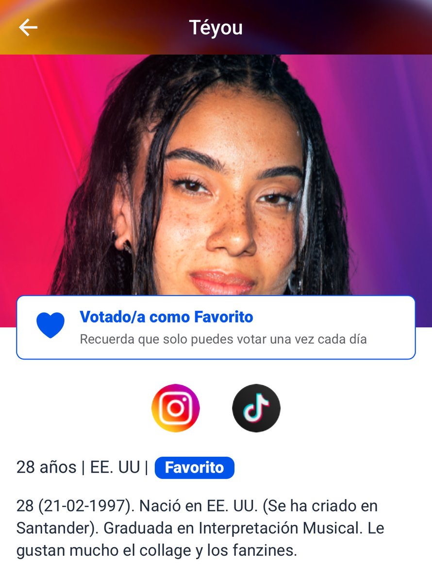 Si a otro le hacen lo que le hicieron a téyou la cual ha perdido todo un día de ensayo, ya estarían haciéndoles campañas gigantes de favorito. Harta de la doble vara de medir. De aquí al final, sea cual sea.

Téyou favorita. #OTDirecto11N