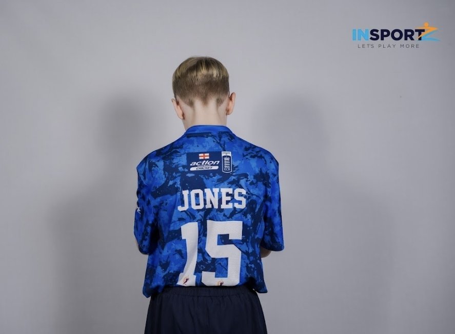 Representing England's U13s Indoor Cricket team and a nod to the player who sparked his love of cricket <a href="/TomLammonby/">Tom Lammonby</a>