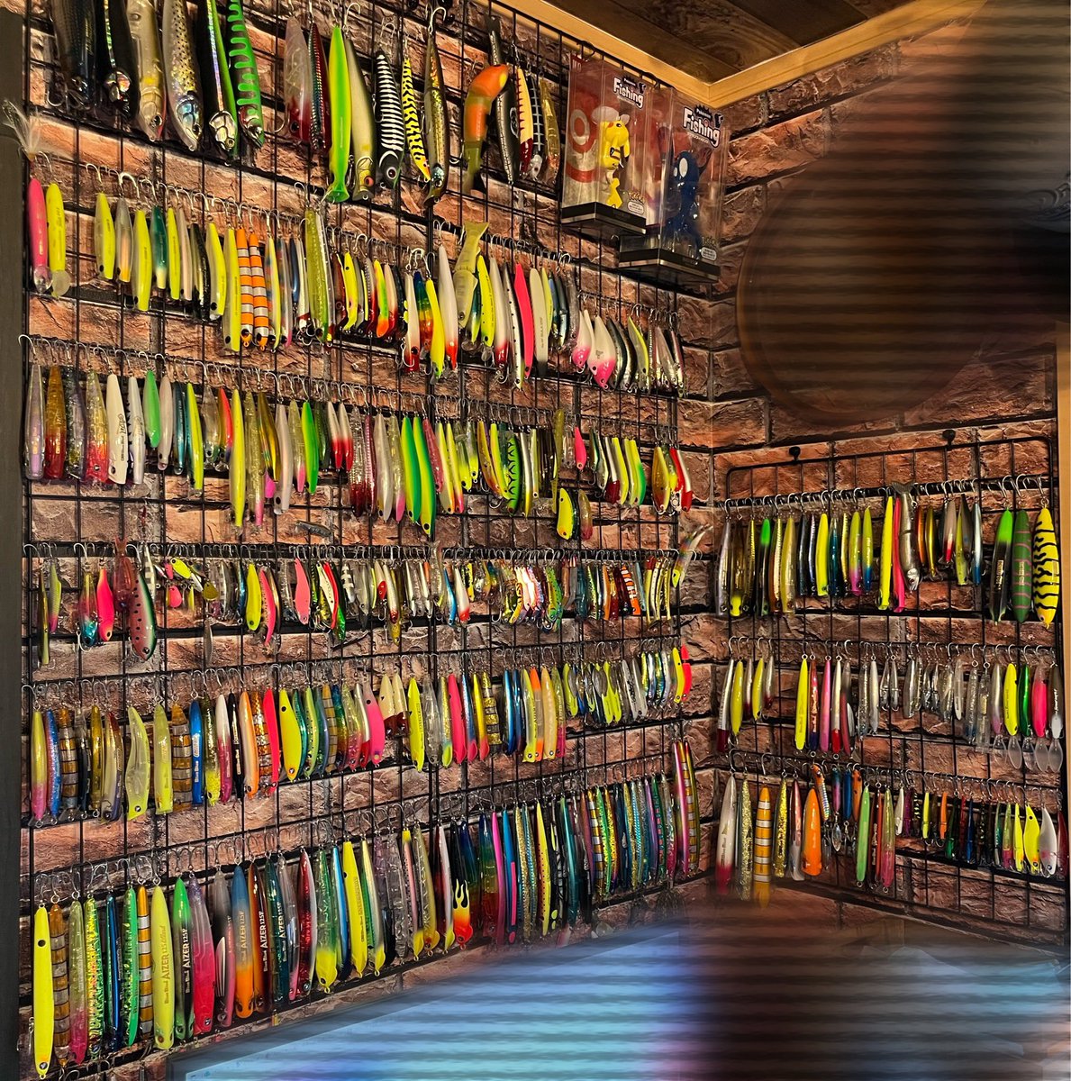 半分くらいはblueblueルアーになって来たかなー😌 必要な分は揃って来