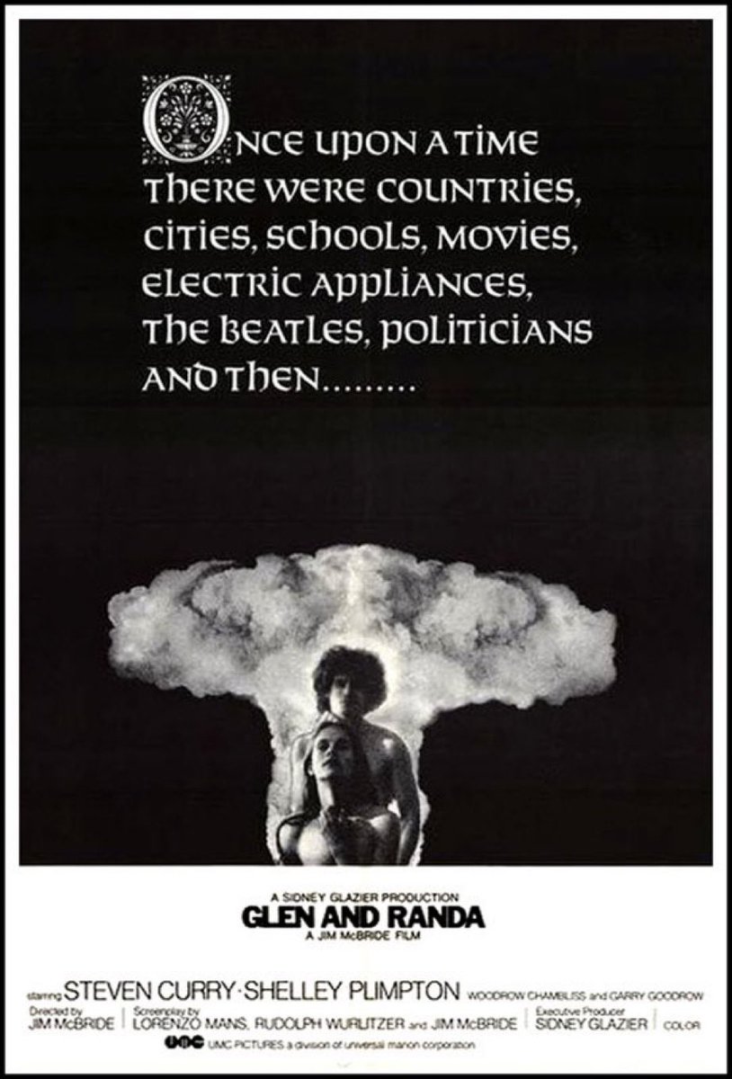 GabeCrate's tweet image. ☢️#60. Glen and Randa, 1971. A uniquely fascinating artifact. A pair of often nude innocents traverse a #postapocalyptic world knowing only what they’ve pieced together from superhero comic books. #BlueLagoon meets the 2nd act of #thunderdome. Slow for some. I was riveted. 4/5 ☢️