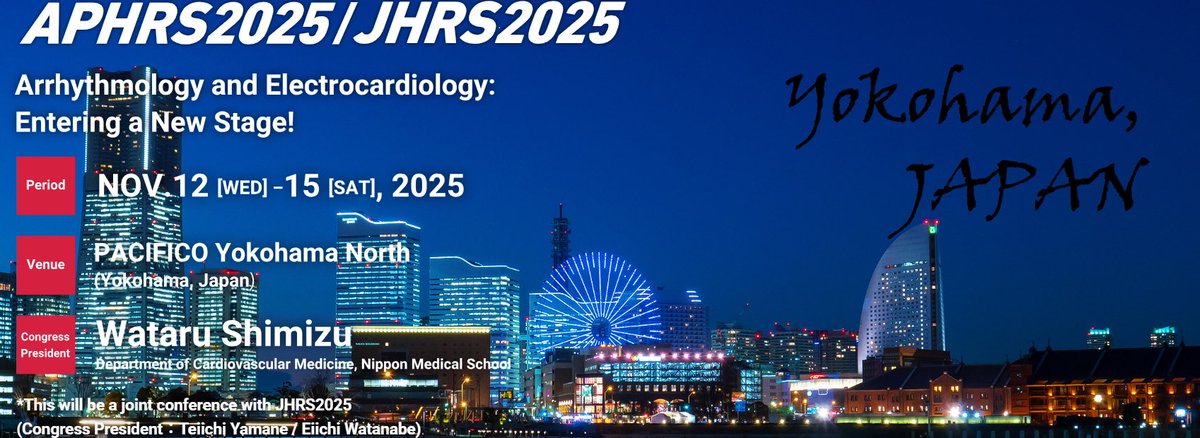 EugenioCingolan's tweet photo. Look foward to today's start of #APHRS2025 #JHRS2025 @APHRSOfficial in Yokohama 🇯🇵to learn from #EP colleagues from all around the world and discuss our work on #SAN dysfunction and biological pacemakers #Biopace @SmidtHeart @CedarsSinaiMed https://t.co/ag8j5HjYdo