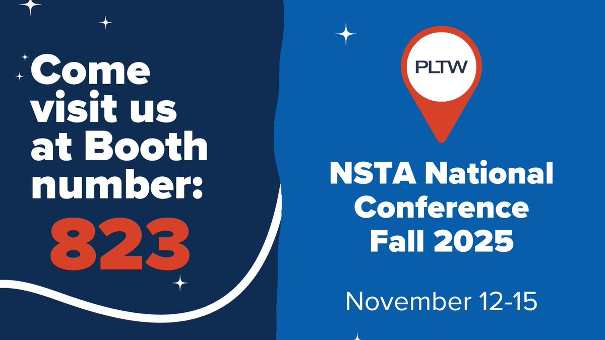 Project Lead The Way is looking forward to this year's <a href="/NSTA/">National Science Teaching Association</a> conference in Minneapolis!

Stop by our booth to learn more about:
👩‍🔬 Launch/Gateway science curriculum.
💻 💉 HS Computer Science and Biomedical Science pathways.
👨‍🔧👩‍🏭👨‍💻 PLTW's Career Advantage.
⚙️🔬📐🏗️ PLTW STEM