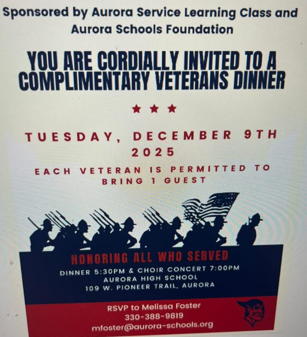 Happy Veterans Day and thank you for your service! Mark your calendars for Dec 9th to gather with other community veterans at AHS for dinner and a show.  ASF is proud to be one of the sponsors giving back to those whom have given so much!