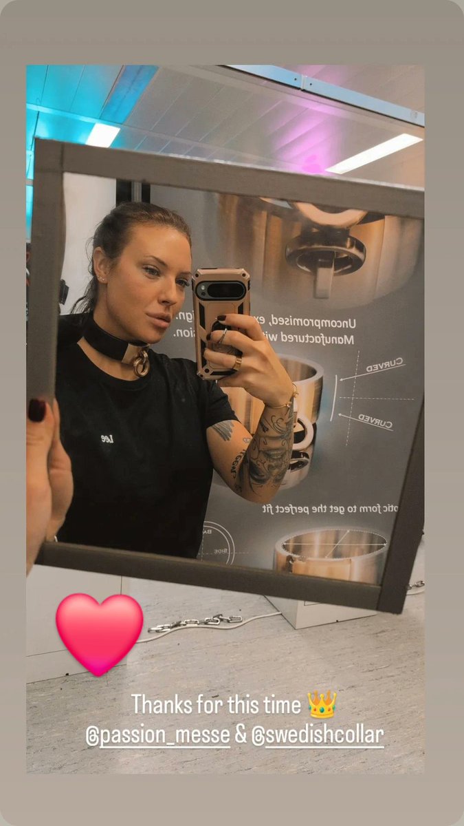 Try it out and get the sensation from the weight and the fit!

#collar #cuffs #cuffed #collaredgirl #cuffed