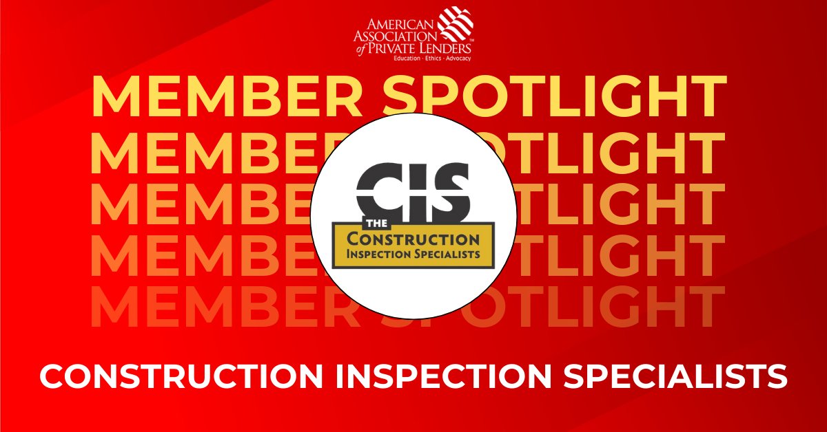 November Member Spotlight: Construction Inspection Specialists! 🌟 We’re excited to shine this month’s spotlight on Construction Inspection Specialists, a longtime AAPL member and a trusted partner for lenders nationwide.  Check out the full article: aaplonline.com/articles/news/…