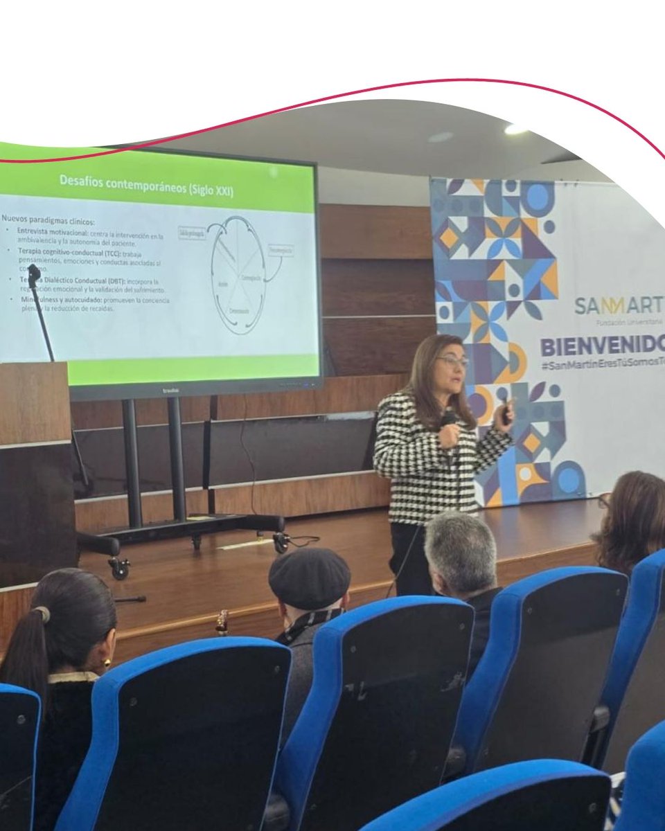 Nuestra directora, <a href="/MarthaSuescun/">🇨🇴Martha Suescún®️</a>, tuvo el honor de ser ponente en el simposio "Del uso problemático de SPA al equilibrio personal" el pasado jueves, en el 55 aniversario de Fundar. La Dra. Martha compartió su experticia, reforzando un mensaje fundamental que guía nuestra labor.