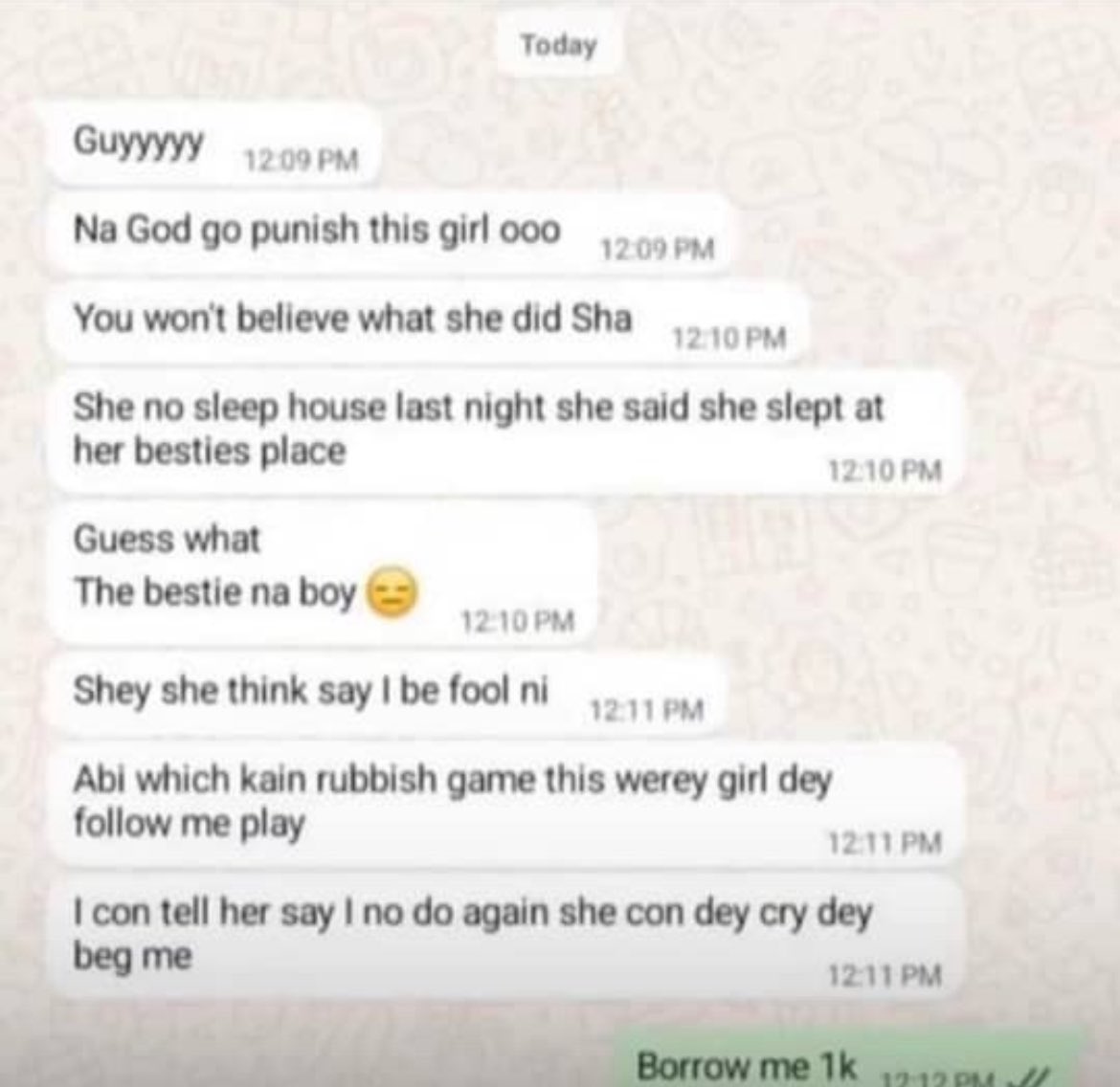 Make I secure my daily bread first abeg