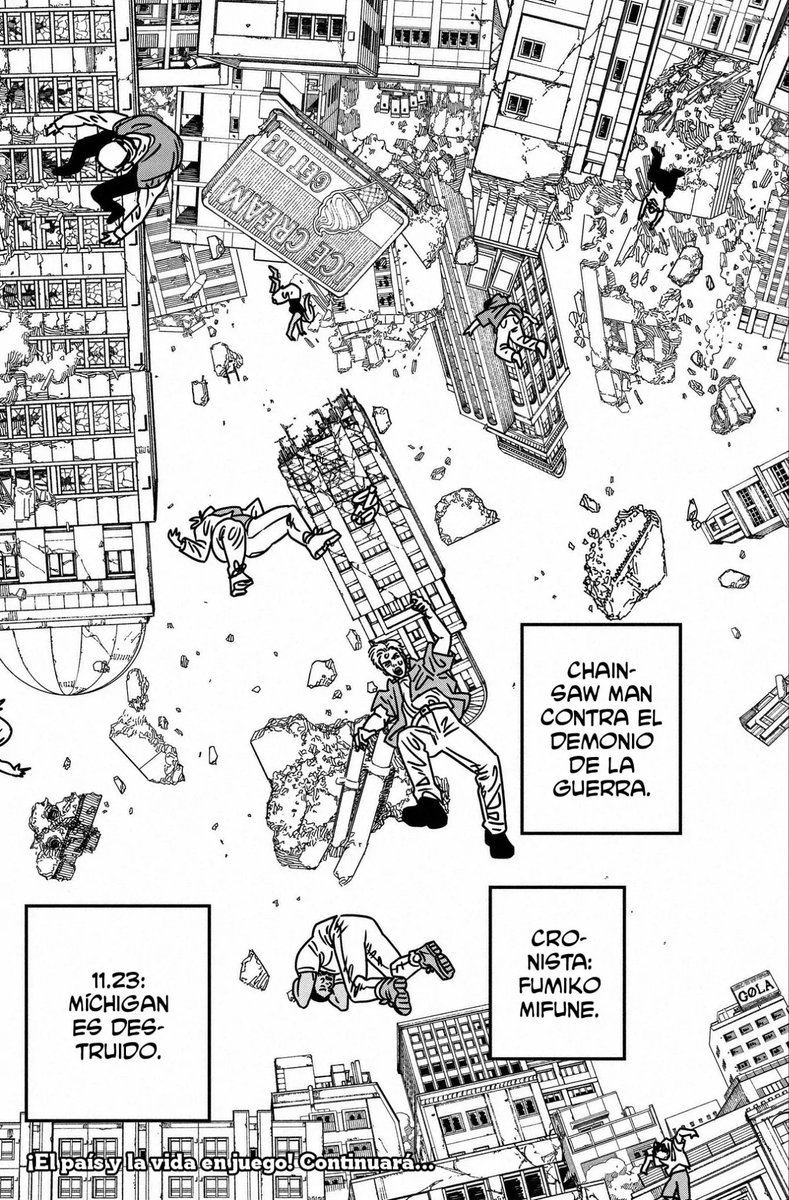 Vuelvo de casa de una excursión y me encuentro con esto de parte de Chainsaw Man