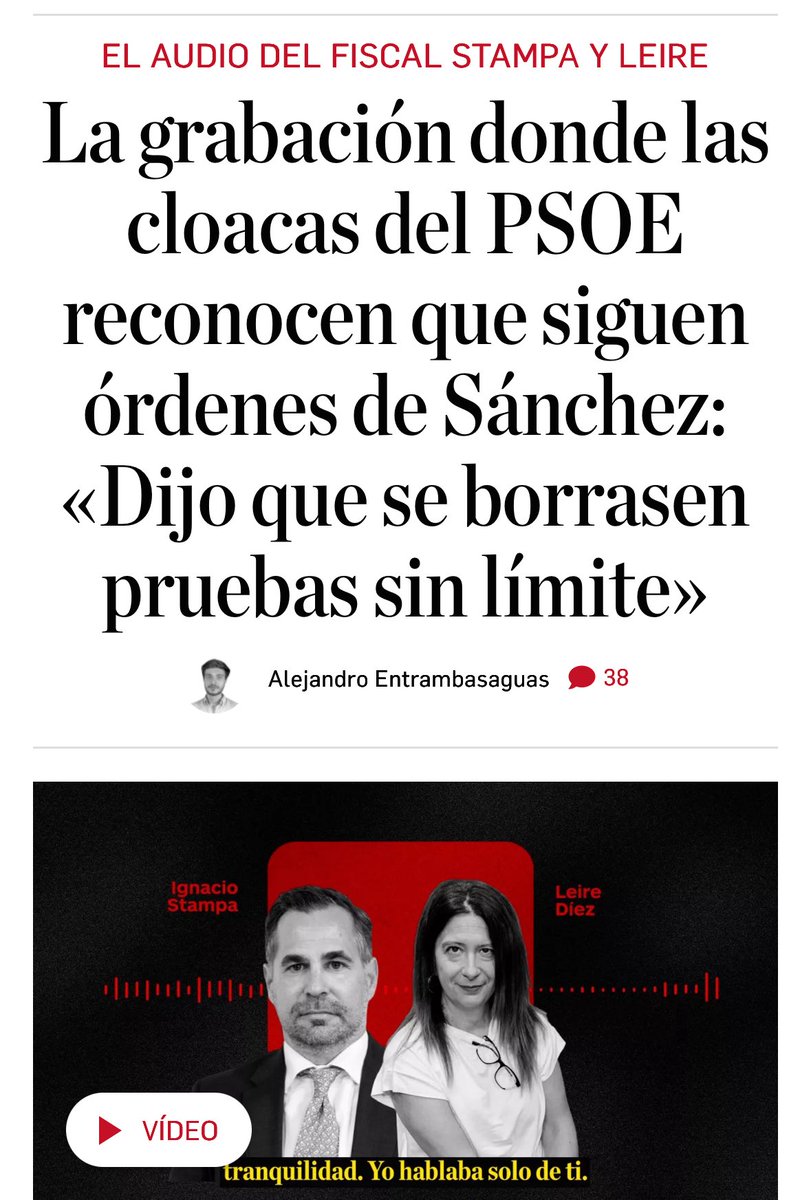 Sánchez está cada vez más cerca del banquillo lo que significa que es un hombre cada vez más peligroso, capaz de cualquier cosa para protegerse. En extremo peligroso . eldebate.com/espana/2025111…