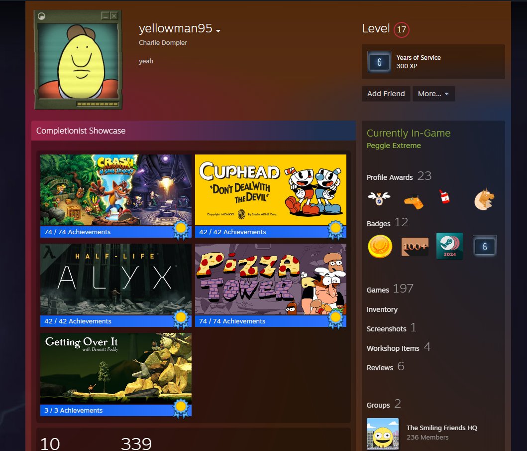 Thewhat89's tweet image. Charlie Smiling friends has canonically mourned the death of Elmaxo TF2