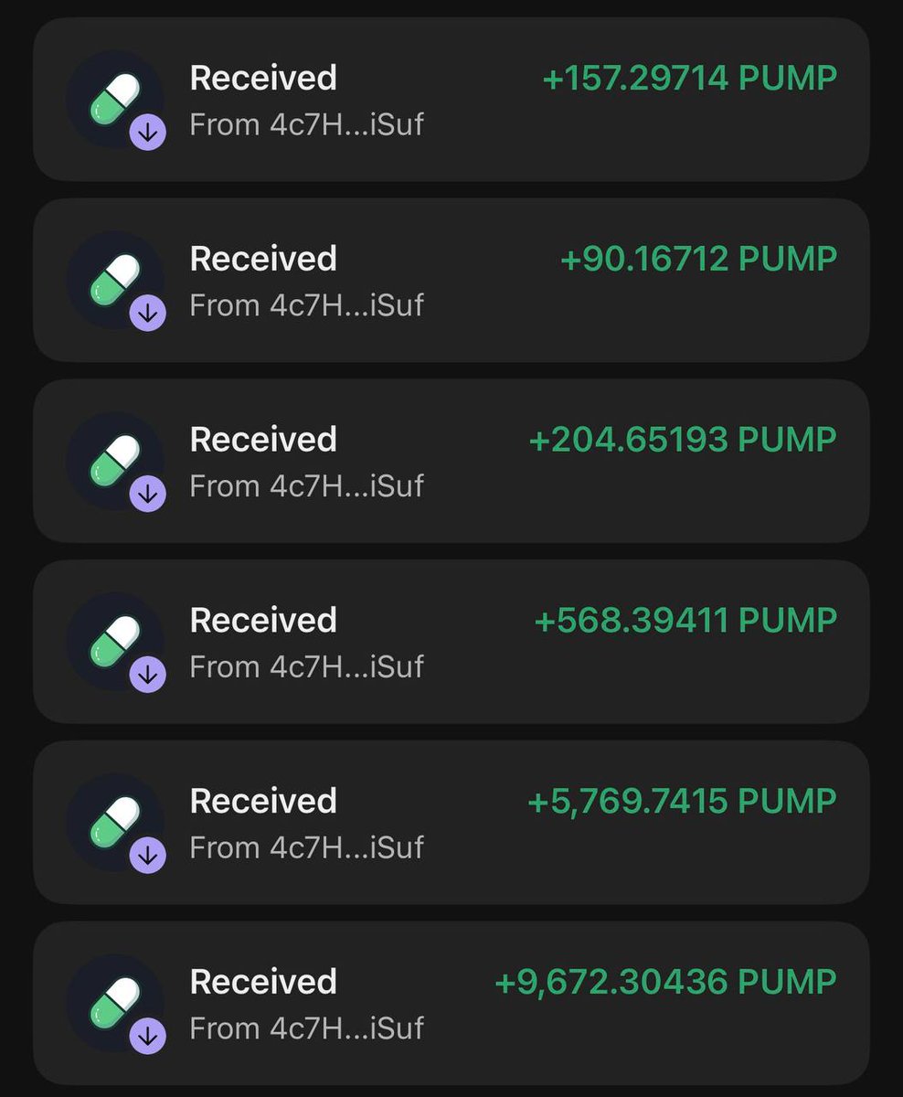 <a href="/AltcoinDaily/">Altcoin Daily</a> If you still don’t see what’s coming, that’s on you.
$PFUND is built different, every holder gets paid in $PUMP, the lifeblood of Solana’s meme economy.

4% tax. 100% back to holders.
While others chase hype, we’re earning the pump. 💰

NSucXyPTNpYmdthj5tRMwkhgGvshCJpq933omqFmMGF