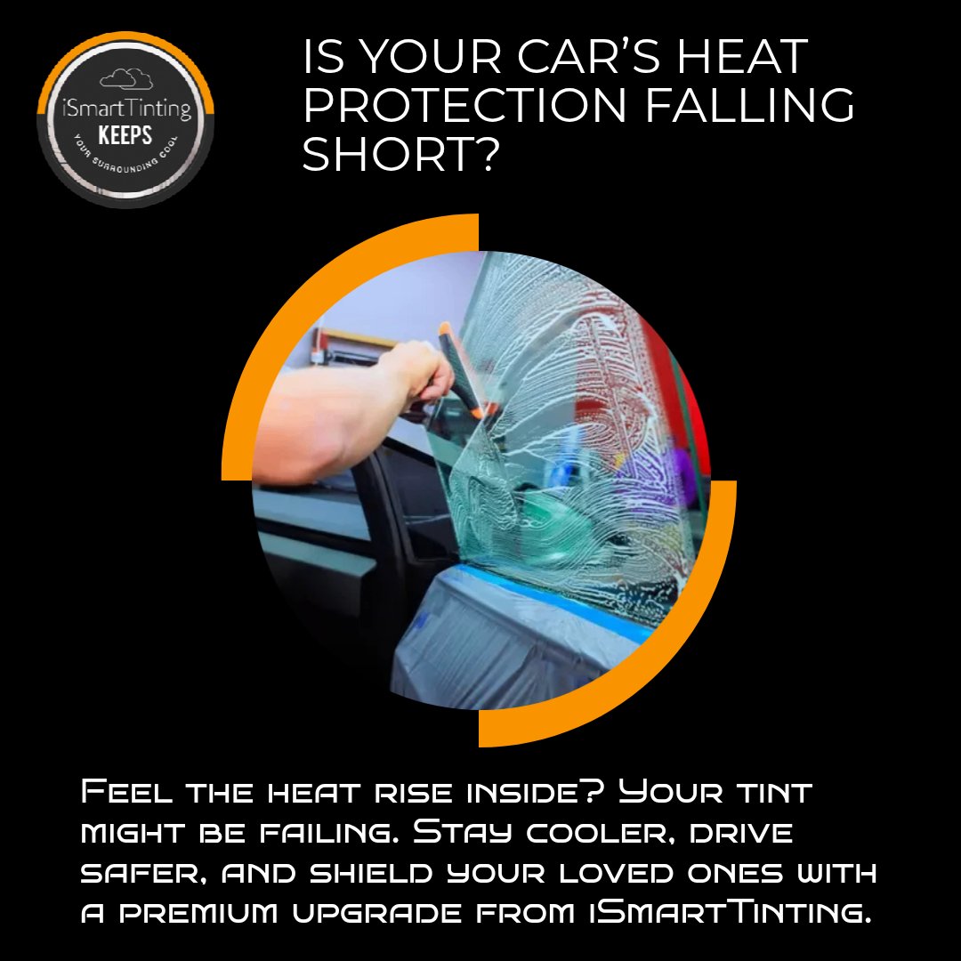 iSmartTinting's tweet image. Wonder if your car’s heat rejection is failing? ☀️ Test it in 5 steps &amp;amp; stay cool! ❄️ Call 416-887-6440 #carcare #windowtinting #heatprotection