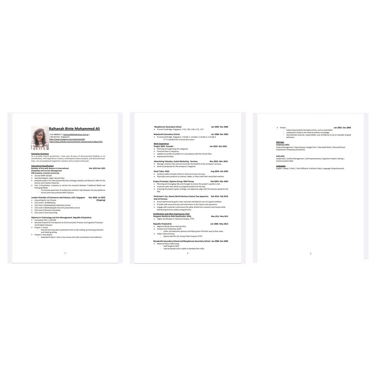 RejectAnoxify's tweet image. Raihanah&apos;s Events Resume 2026