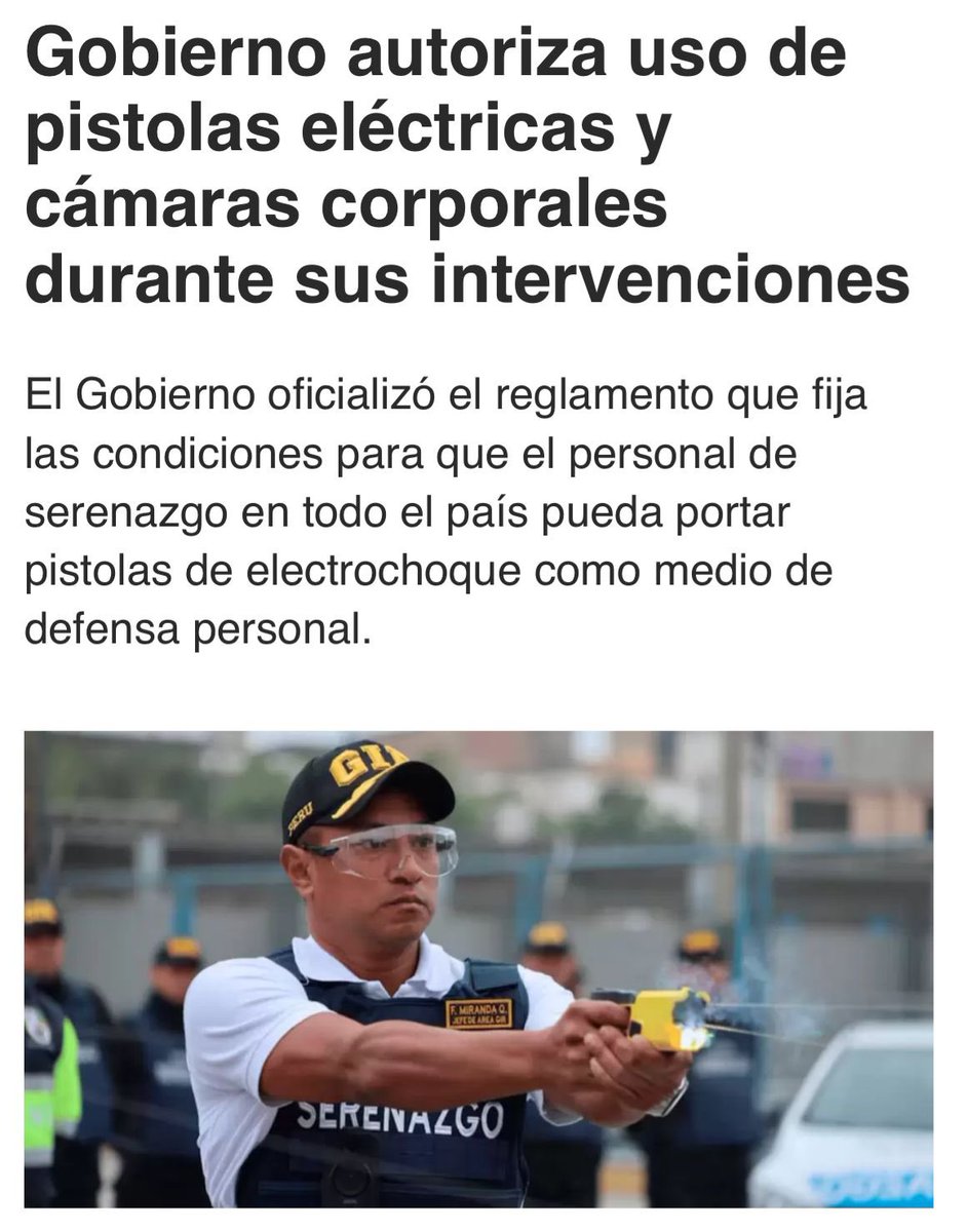 No se puede matar a un león con matamoscas, al igual que nuestros serenos no se pueden enfrentar con pistolas eléctricas a criminales armados, por eso el serenazgo de Magdalena es el único que cuenta, desde el año 2024, con agentes armados.

Los delincuentes usan armas de verdad