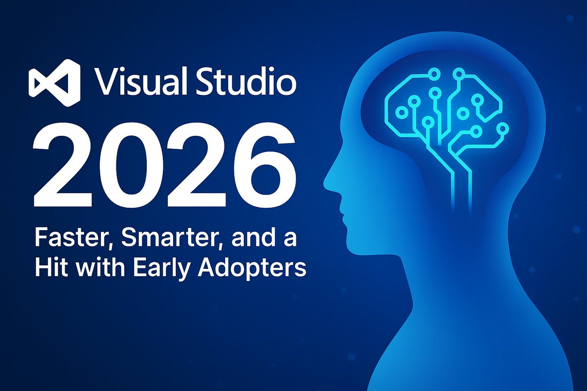 FacorroMartin's tweet image. 🚀 Visual Studio 2026 ya está aquí: más rápido, más inteligente y con IA integrada.
Menos fricción, más foco. Un IDE que potencia cómo pensamos y creamos. 💡

#VisualStudio #NET #DesarrolloDeSoftware #Innovación #Productividad #IA