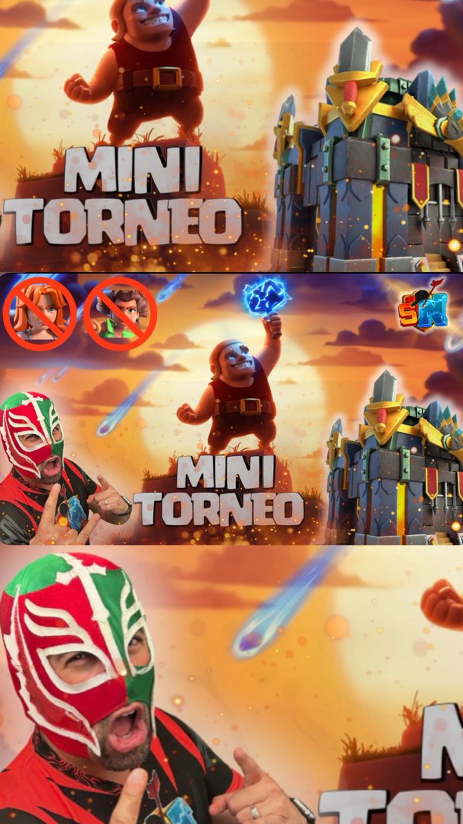 shioNwu's tweet image. 🔥Miércoles de Mini Torneos🔥

Mini Torneo Th17
🏆$20 Dólares 1er Lugar.
🎁Pases de Oro para el chat.
🗓️Miércoles 12/Nov, 8pm México.

Nota: Si quieres participar manda solicitud para entrar al clan que mostraré en pantalla al inicio del directo. 
🛑Activa la notificación aquí…