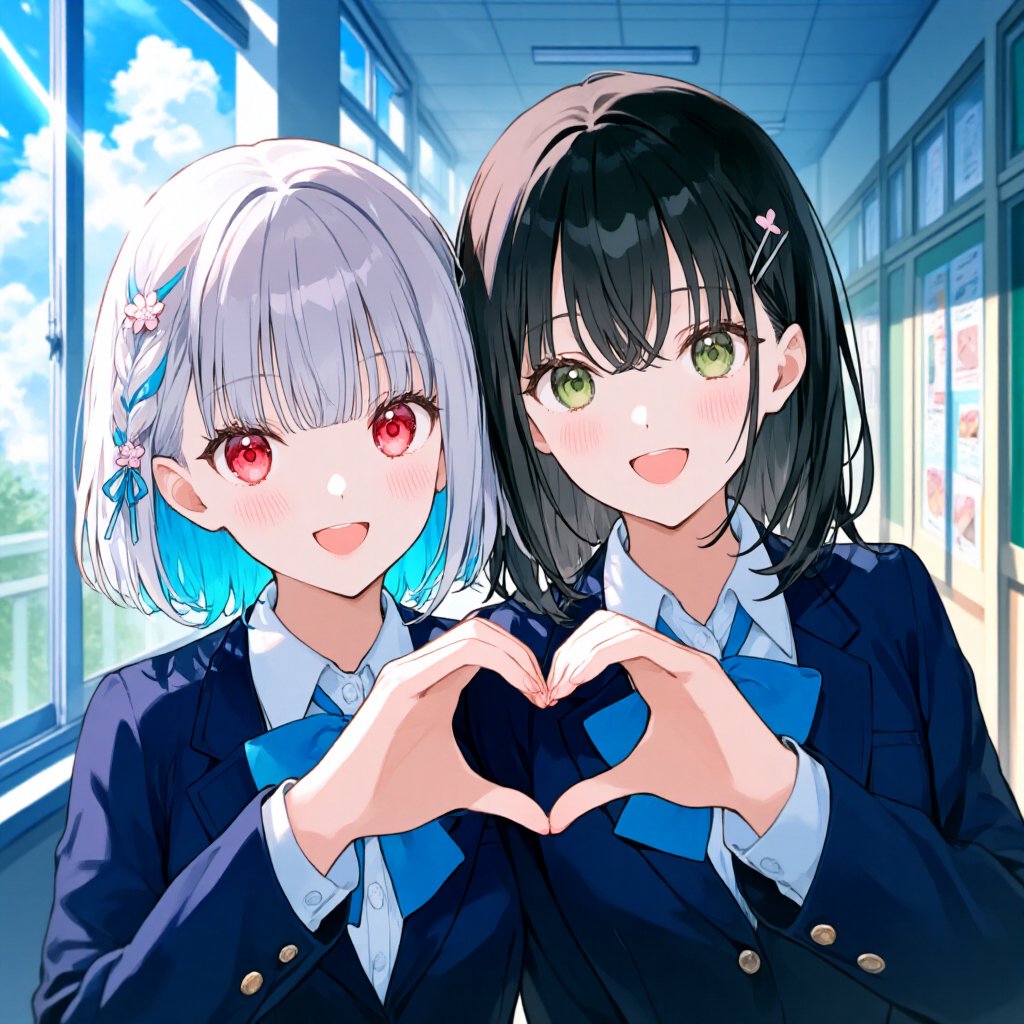 おはぷーん🌤️🏫🙍‍♀️💖🙍‍♀️🌈🤗💕
#AIart #AIイラスト 102日目