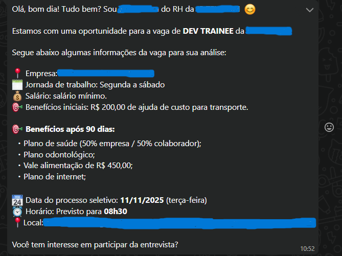 kevyncode's tweet image. Eu queria uma opinião mais geral,comentei com alguns amigos sobre e foram todos muito críticos em relação aos beneficios e a jornada de trabalho