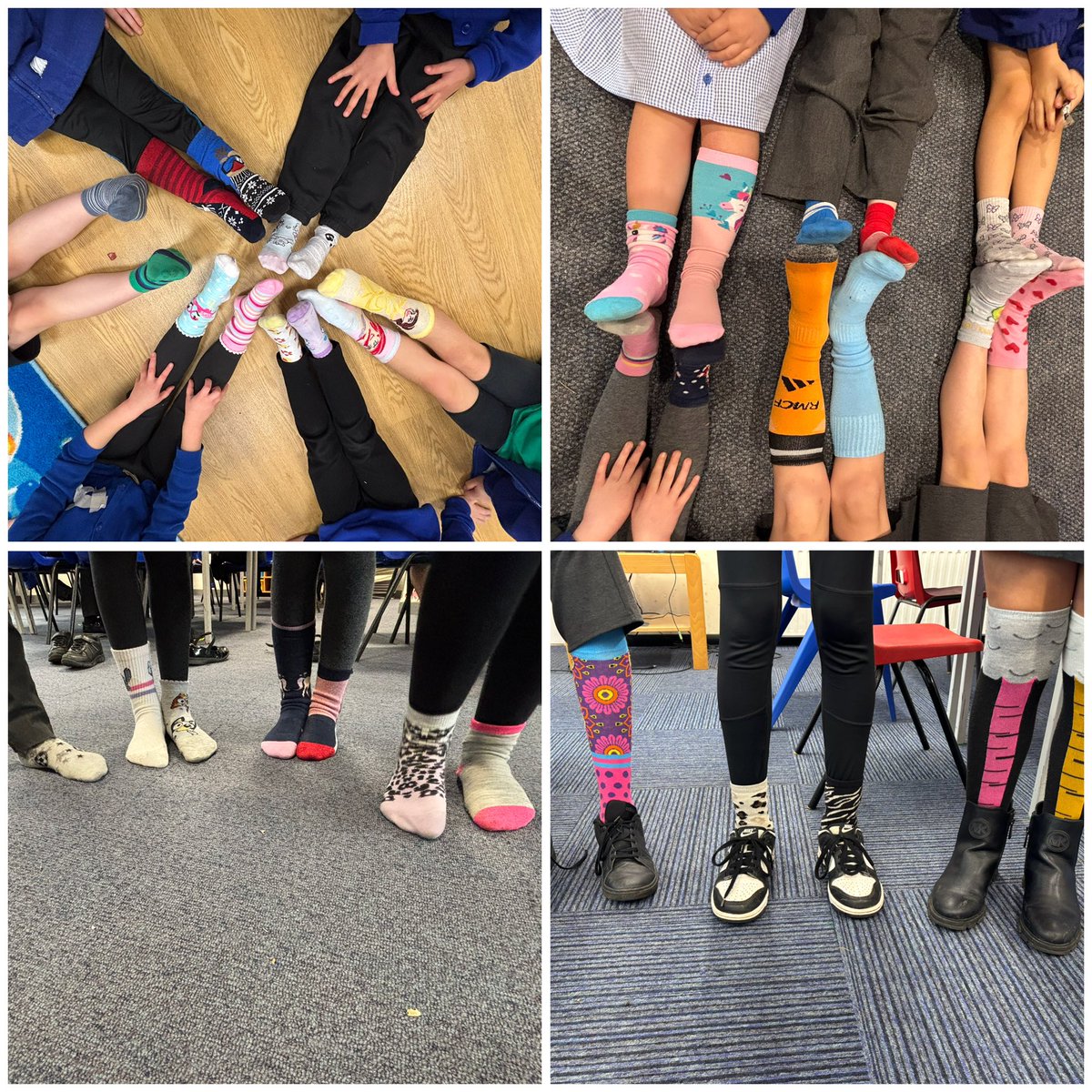 SketchleyHill's tweet image. We also wore odd socks today to continue to raise awareness and use our power for good during #AntiBullying week @ABAonline #PowerforGood
