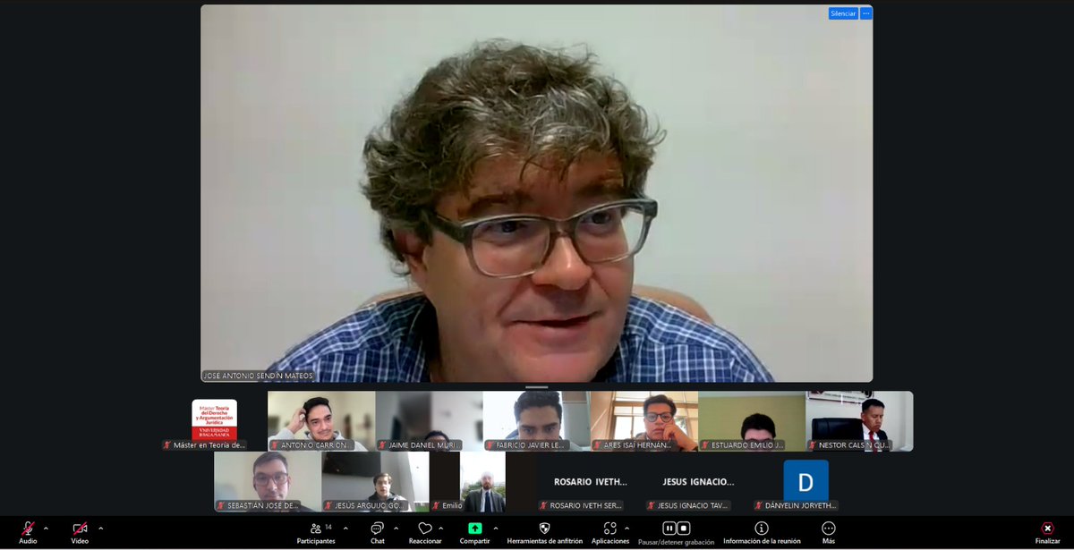Máster Teoría del Derecho y Argumentación Jurídica tweet media