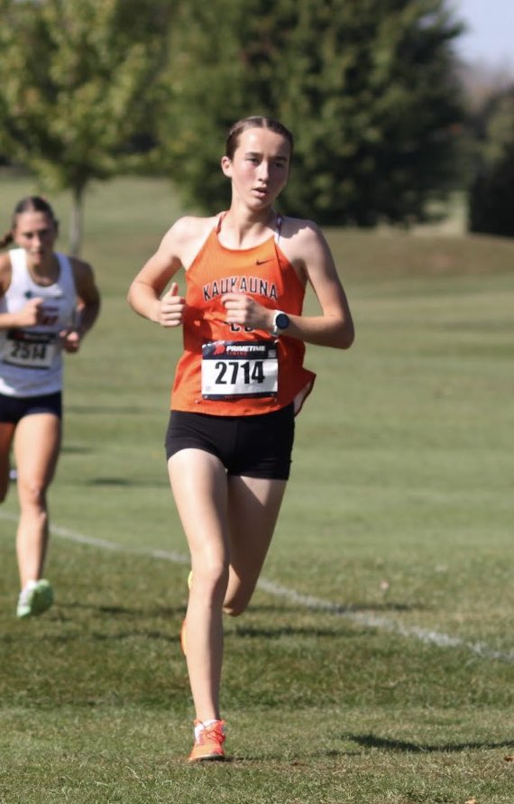 LBaumgartner_1's tweet photo. On Wednesday, we had our banquet for KHS XC. This year, I earned my 2nd varsity letter and the “Most Improved Runner” award because I was 1 to 2 minutes faster than all my races from last year, including the FVA conference meet, where I earned a new PR of 20:34.4. 👻 #GoGhostsXC https://t.co/nrdIKHlXSy